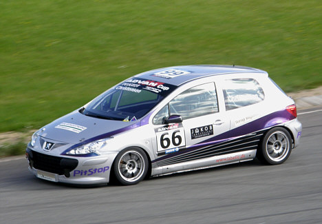 Anders Christensen's Peugeot 307 ser ikke kun godt ud, den kører også stærkt!